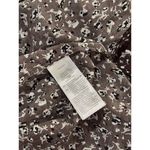 Madewell  Womens Top Brown Floral Ditsy V Neck Long Sleeve Blouse Boho Small Photo 11