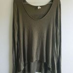 Free People  Green High Low Malibu Flowy Thermal Photo 1