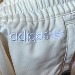 Adidas NWOT  Cream Track/Jogger Pants with ICONIC Side Stripes Size Medium Photo 6