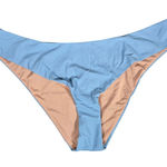 J.Crew Curved-waist cheeky bikini bottom in Blue Mist XXL NWT Photo 0