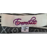 Emmelee  Women's Gray Cream‎ Mini Skirt Size M 17 1/2" Long x 14" Waist Photo 2