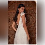 Casablanca Wedding Dress Cayenne White Size 12 Photo 5