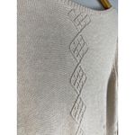 Soft Surroundings Reza Sweater Cashmere Blend in Oatmeal Heather Size XS Photo 8