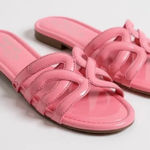 Circus by Sam Edelman Circus NY by Sam Edelman Cat Slide Pink Sorbet Flat Open Toe Sandals - 9M & 40 Photo 0
