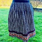 Anthropologie Edme and Esyllte Beribboned Rings Printed Skirt Photo 4