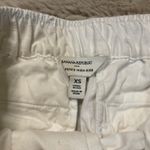 Banana Republic Linen Blend Size XS Taper High Rise Pants White Womens Lightwght Photo 2