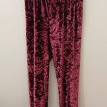 Forever 21 red velvet sweatpants Photo 1