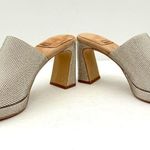 Jeffrey Campbell Caviar Silver Rhinestone Embellished Platform Heel Women's 10 Photo 4