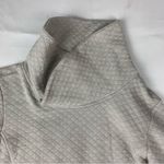 Kuhl  size small cream quilted long sleeve pullover sweater outdoor cabin turtle Photo 5