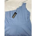 Boohoo One Shoulder Pleated Detail MIDI Skater Dress 18 Photo 4