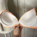Victoria's Secret New  Angel Convertible Bikini Top Orange Floral Pattern… Photo 5