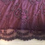 Amethyst NY & comp. Shear mesh top with beaded work  low V-neck Photo 5