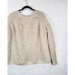 Madewell  Womens Cardigan Beige Redford Ribbed Knit Merino Wool Boxy Sweater XS Photo 8