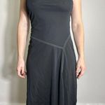 y2k Vintage Strapless Black Asymmetric Mini Dress Size Medium Photo 0