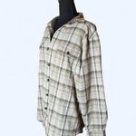 Columbia fleece lined plaid button-up flannel Size Medium Photo 3