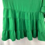 JODIFL  Green Tired Tunic Top Photo 3