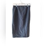 Liverpool  Gray Pencil Skirt Classic Mid-Length‎ Office Wear Size 6 Photo 1