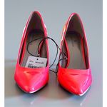 Worthington  Neon Pink Patent Stiletto Pumps Heels Size 6 Medium Photo 3