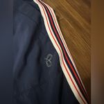 Aritzia TNA speed jogger navy, red, and white stripe size large Blue Photo 4