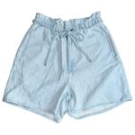 Rag and Bone  Denim Women’s Size 26 Light Blue Wash Cotton Linen Jean Shorts Photo 3