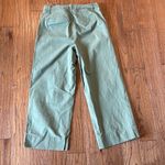 Talbots  green high rise wide leg crop chino pants 4 Photo 8