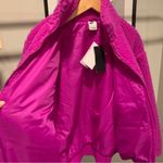 Nike NSW Swoosh Plush Jacket in Vivid Purple & Pink Oxford Coat NWT Size… Photo 7