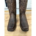Shyanne  Womens Jesse Performance Western Boots Brown Leather 5.5 NWT Square Toe Photo 5