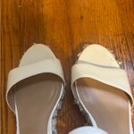 Anthropologie  White Wedge Heels Sandals Size 11 Photo 5