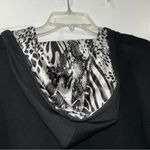 Allison Daley  Black/Animal Print Full Zip Jacket Women’s 1X Photo 6