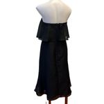 Keepsake the Label Call Me Strapless Black Midi Dress, Sz M Size M Photo 6