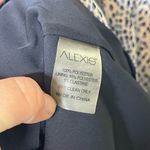 Alexis  LANELLE PRINTED LONG-SLEEVE MINI DRESS IN BLUE sz M Photo 8