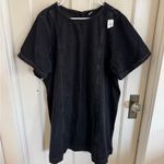 Old Navy NWT  black denim mini dress size 3x Photo 0