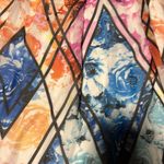 Lila Rose Lily Rose maxi dress lined back slit large L polyester pretty Photo 1