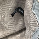 Michael Kors New Selma Stud Top Zip Medium Satchel Dusty Blue Saffiano Leather Photo 8