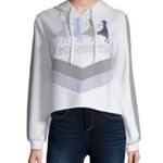 Disney Frozen 2 Go North White Crop Hoodie NWT Photo 1
