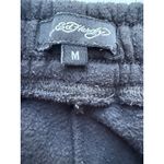 Ed Hardy  Black Logo Wide Leg Sweatpants Size Medium Photo 4