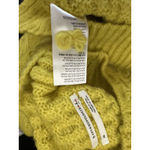 Anthropologie Sweater Size XS Bia Mock Neck Tunic Balloon Sleeve Lime Photo 7