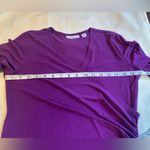 Susan Graver  Deep Purple Long Sleeve Dress Photo 5
