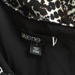 Valette Double Layer Tank Top Sz S Abstract Print Cami Black Photo 2