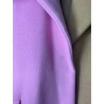 Akira  Sherbert Colorblock Pink Tan Longline Trench Coat Jacket Size L Photo 3