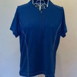 Novara Women’s Bike Cycling Jersey Base Layer Zipper Size Large Blue Photo 1