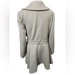 ASOS Skater Coat in Wool Blend With Oversized Collar and Self Belt Sz 16 Photo 8