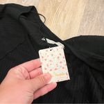 Free People  Oversized Waffle Long Sleeve Top Photo 2