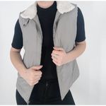 Sonoma Sleeveless Outerwear Fleece Gray Vest Photo 1