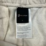 Peloton  Womens‎ Large SU121 Sweat Short Cream Pockets Active Loungewear Photo 8