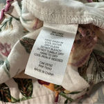 C&C California  women's size 6 linen blend floral shorts with beaded tass… Photo 2