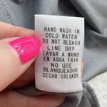 Entro XL Gray Velvet Kimono Bright Floral Embroidery Boho Bohemian Whimsigoth Photo 5