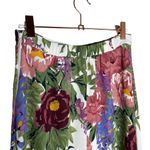 Show Me Your Mumu  Tea Party Midi Skirt Size Small Floral Green Pink SMYM Photo 7