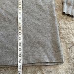 Free People turtleneck tunic sweater Size L Cozy Boxy Oversized gray Photo 12