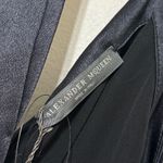 Alexander McQueen NEW  Silk Dress Black V Neck Rouche Wrap Midi NWT Photo 3